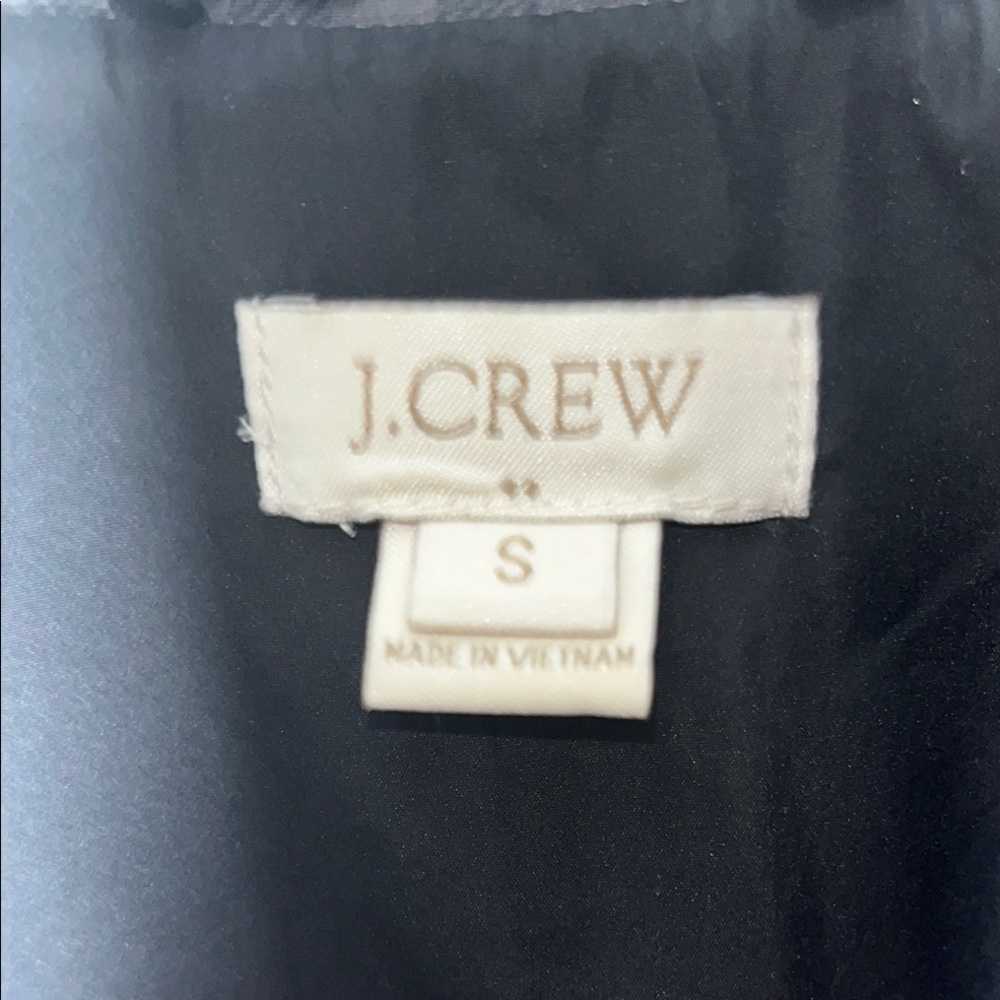 J.Crew ladies vest Down/Polly. Quilted Vest size S - Picture 2 of 7